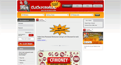 Desktop Screenshot of clickformeal.com